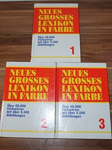 unbekannt Neues Grosses Lexikon in Farbe Sonderausgabe in 3 Bänden (-)
