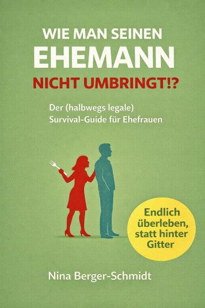 Berger-Schmidt, Nina WIE MAN SEINEN EHEMANN NICHT UMBRINGT: Der (halbwegs legale) Survival-Guide für Ehefrauen