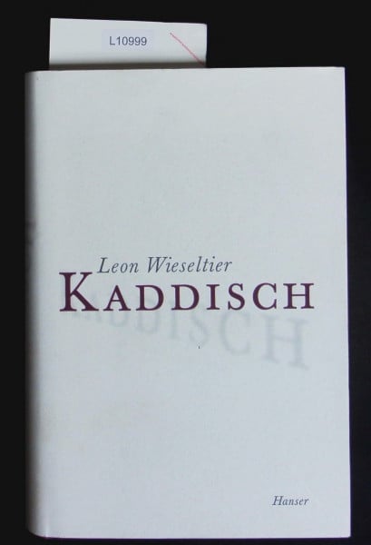 Wieseltier, Leon Kaddisch
