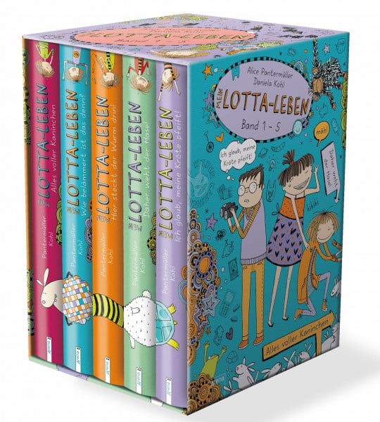 Pantermüller, Alice Mein Lotta-Leben (1-5): Sonderausgabe, Bd. 1-5 im Schmuckschuber