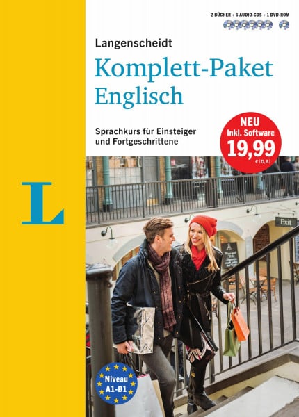 Langenscheidt, Redaktion Langenscheidt Komplett-Paket Englisch - Sprachkurs mit 2 Büchern, 6 Audio-CDs, 1 DVD-ROM, MP3-Download: Sprachkurs für Einsteiger und Fortgeschrittene