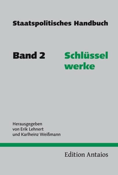 Lehnert, Erik Schlüsselwerke (Staatspolitisches Handbuch)