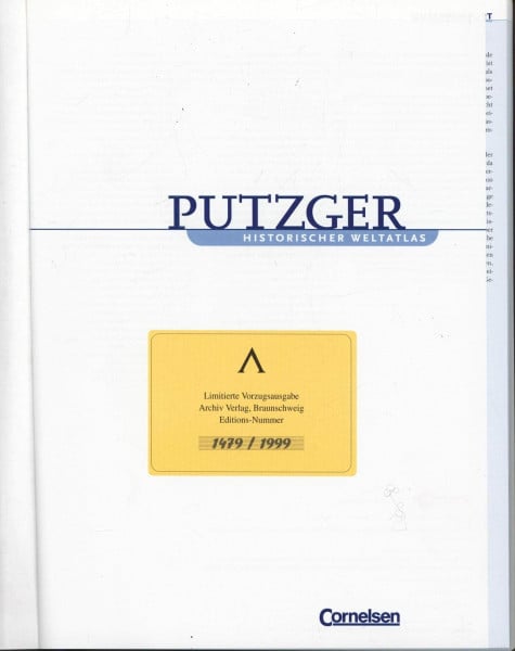 Bruckmüller, Prof. Dr. Ernst Putzger - Historischer Weltatlas - [103. Auflage]: Putzger historischer Weltatlas, Ausgabe mit Register