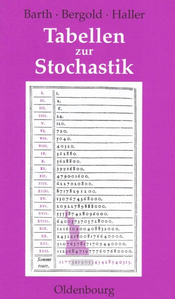 Bergold, Helmut Stochastik: Schulbuch Tabellen