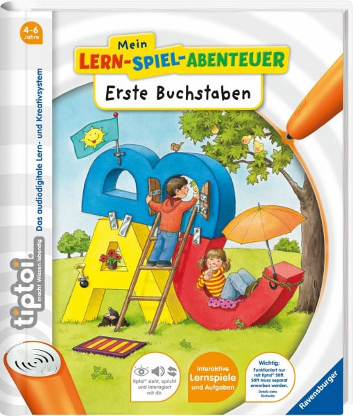 Schargan, Constanze tiptoi® Erste Buchstaben: Über 30 interaktive Lernspiele (tiptoi® Mein Lern-Spiel-Abenteuer)
