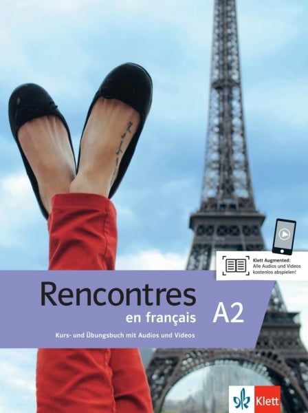 Klett Sprachen GmbH Rencontres en français A2: Kurs- und Übungsbuch mit Audios und Videos