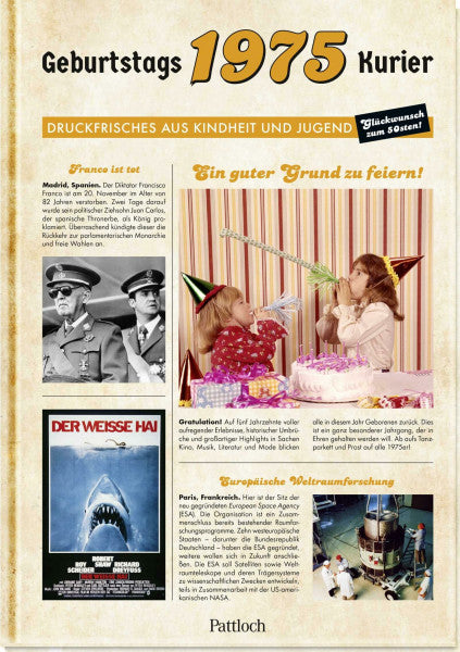 Wielandt, Ute 1975 - Geburtstagskurier: Druckfrisches aus Kindheit und Jugend | Zum 50. Geburtstag (Geburtstags-Zeitung)