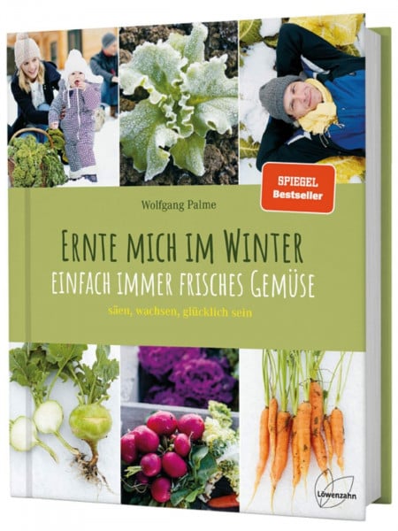 Wolfgang Palme Ernte mich im Winter: Einfach immer frisches Gemüse. säen, wachsen, glücklich sein. Das wächst im Winter: Wintergemüse wie Mangold, Grünkohl, ... unter der Schneedecke geerntet zu werden.