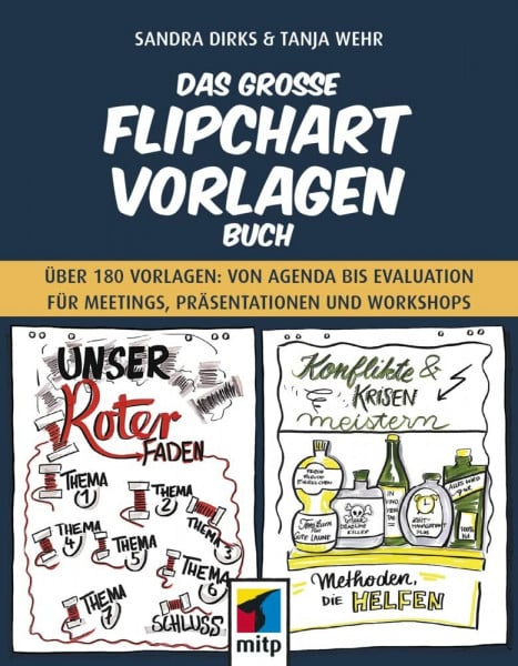 Tanja Wehr Das große Flipchart-Vorlagen-Buch: Über 180 Vorlagen von Agenda bis Evaluation für Meetings, Präsentationen und Workshops (mitp Business)