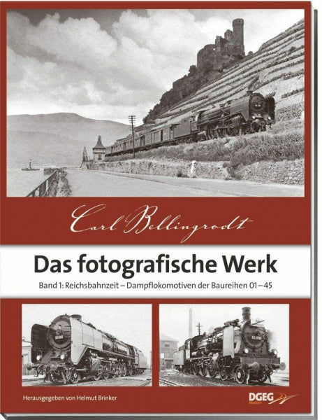Brinker, Helmut Das fotografische Werk, Band 1: Reichsbahn-Zeit, Dampflokomotiven der Baureihen 01 - 45
