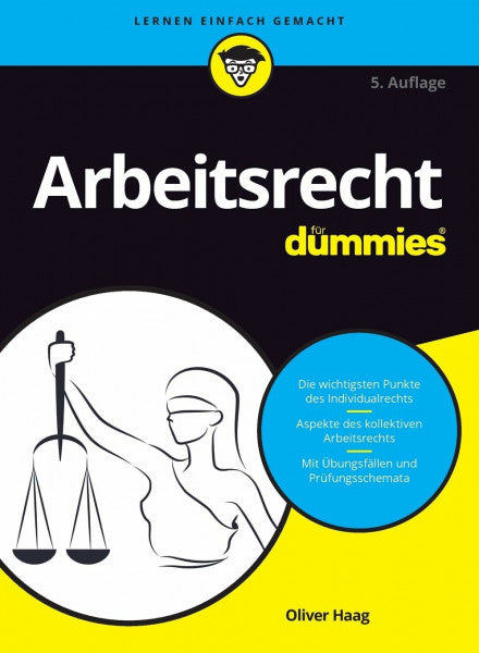 Haag, Oliver Arbeitsrecht für Dummies