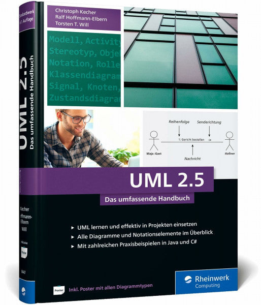 Will, Torsten T. UML 2.5: Das umfassende Handbuch (Ausgabe 2021) – inkl. DIN A2-Poster mit allen Diagrammtypen