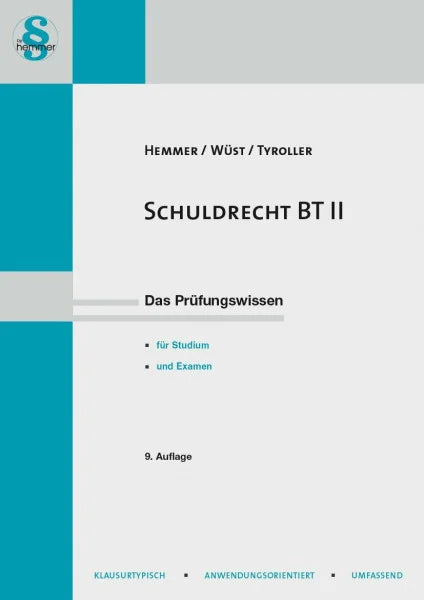 Hemmer, Karl-Edmund Schuldrecht BT II