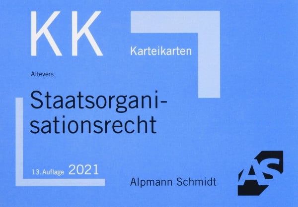 Altevers, Ralf Karteikarten Staatsorganisationsrecht