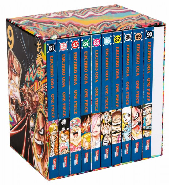Bockel, Antje One Piece Sammelschuber 9: Whole Cake Island (inklusive Band 81-90): Der neunte Sammelschuber des weltweit beliebten Manga ONE PIECE – ein perfektes Set für Fans und Neulinge!