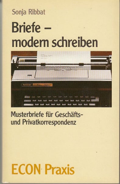 RIBBAT, SONJA. Briefe, modern schreiben