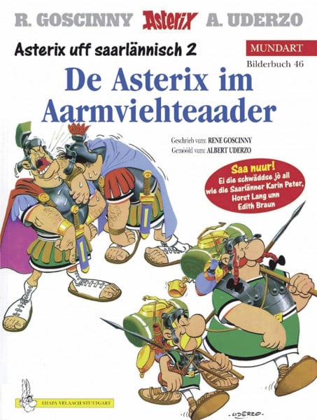 Goscinny, René Asterix Mundart Saarländisch II: Asterix im Armviehteaader