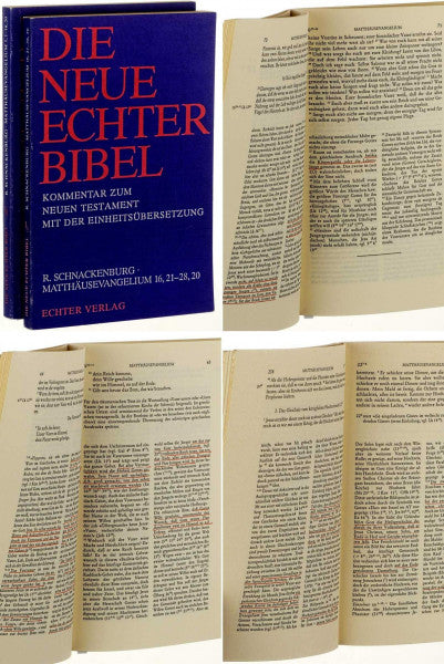 Gnilka, Joachim Die Neue Echter-Bibel. Kommentar: Matthäusevangelium 1,1 - 16,20: 1/1. Lieferung