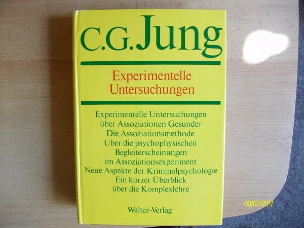 Jung, C.G. C.G.Jung, Gesammelte Werke. Bände 1-20 Hardcover: Gesammelte Werke, 20 Bde., Briefe, 3 Bde. und 3 Suppl.-Bde., in 30 Tl.-Bdn., Bd.2, Experimentelle Untersuchungen: Gesammelte Werke 1-20