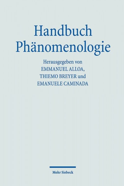 Breyer, Thiemo Handbuch Phänomenologie