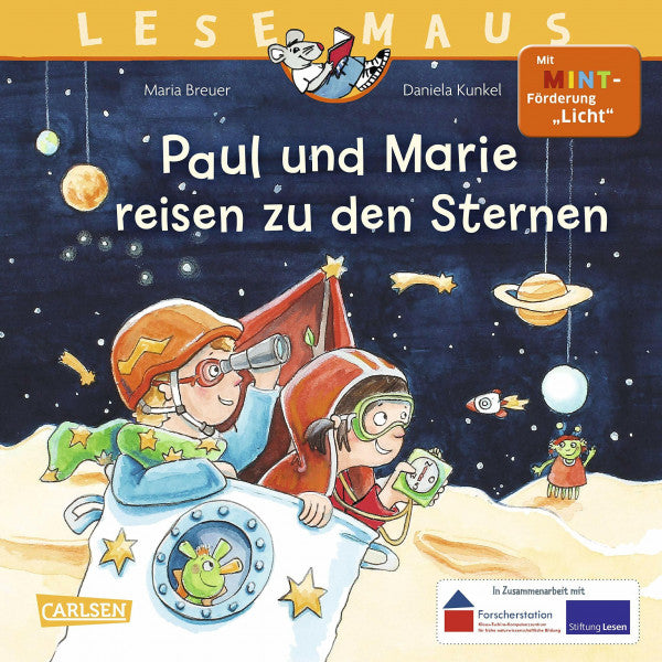 Kunkel, Daniela LESEMAUS 182: Paul und Marie reisen zu den Sternen: Mit MINT-Förderung 'Licht' (182)