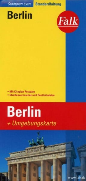 Falk Stadtplan Extra Standardfaltung Berlin mit Cityplan Potsdam