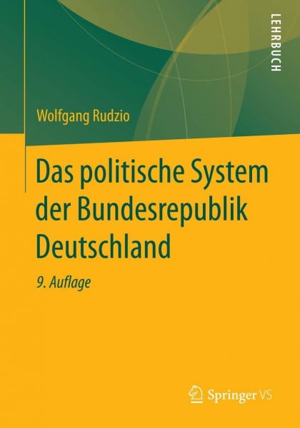 Rudzio, Wolfgang Das politische System der Bundesrepublik Deutschland