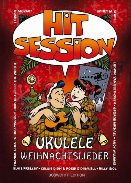 Various Hit Session Ukulele: Weihnachtslieder | 100 festliche Melodien Liederbuch für Spieler | Songbook mit Melodielinien, Texten und Akkorden | Notenbuch mit einfachen Arrangements für Anfänger