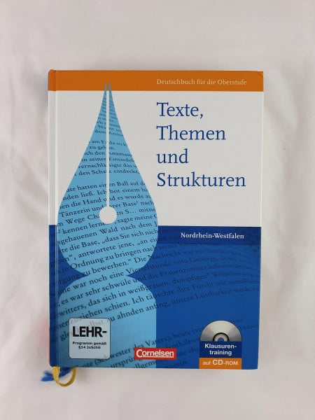 Brenner, Dr. Gerd Texte, Themen und Strukturen - Nordrhein-Westfalen: Schülerbuch mit Klausurentraining auf CD-ROM: Deutschbuch für die Oberstufe