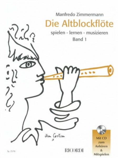 Manfredo, Zimmermann Die altoblockflöte Volume 1 (la Flûte à bec alto) - FlA