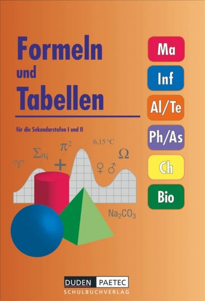 Engelmann, Lutz Formeln und Tabellen für die Sekundarstufen I und II.
