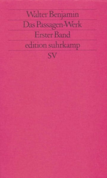 Tiedemann, Rolf Das Passagen - Werk, 2 Bde.