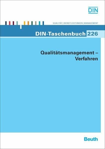DIN e. V. Qualitätsmanagement - Verfahren (DIN-Taschenbuch)