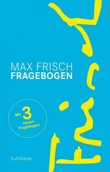 Frisch, Max Fragebogen: Erweiterte Ausgabe. Geschenkausgabe (suhrkamp pocket)