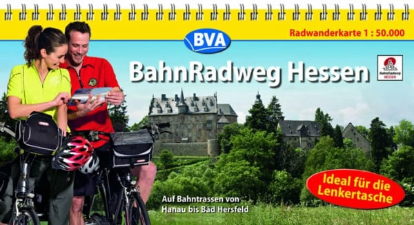 BVA Bielefelder Verlag GmbH & Co. KG Kompakt-Spiralo BVA BahnRadweg Hessen Auf Bahntrassen von Hanau bis Bad Hersfeld Radwanderkarte 1:50.000: Auf Bahntrassen von Hanau bis Hersfeld. Radwanderkarte