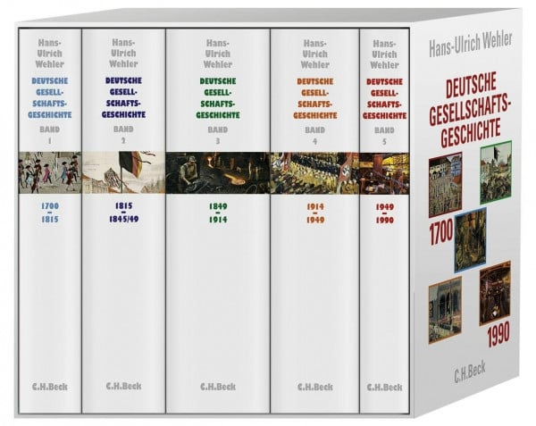 Wehler, Hans-Ulrich Deutsche Gesellschaftsgeschichte Band 1-5: Vom Feudalismus des Alten Reiches bis zur Defensiven Modernisierung der Reformära 1700-1815; Von der ... bis zum Beginn des Ers.... Studienausg.