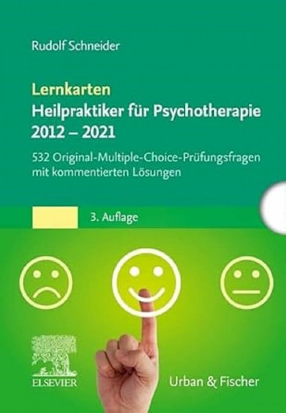 Schneider, Rudolf Lernkarten Heilpraktiker für Psychotherapie: 532 Original-Multiple-Choice-Prüfungsfragen mit kommentierten Lösungen