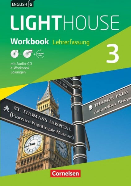 Berwick, Gwen English G Lighthouse|NULL|Allgemeine Ausgabe|Band 3: 7. Schuljahr|NULL|NULL|Workbook mit CD-ROM (e-Workbook) und Audio-CD - Lehrkräftefassung|Audio-Dateien auch als MP3