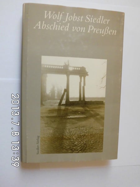 Wolf Jobst Siedler Abschied von Preußen