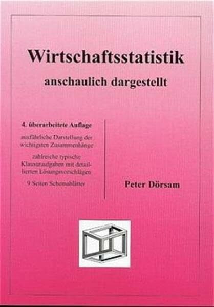Dörsam, Peter Wirtschaftsstatistik anschaulich dargestellt