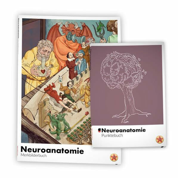 Meditricks GmbH Meditricks Neuroanatomie: Merkbilderbuch + Punktebuch (Meditricks Vorklinik)