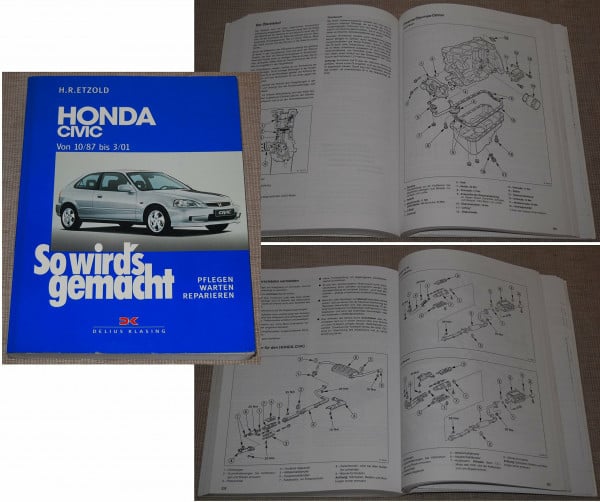 Etzold, Rüdiger Honda Civic von 10/87 bis 3/01: So wird's gemacht - Band 115