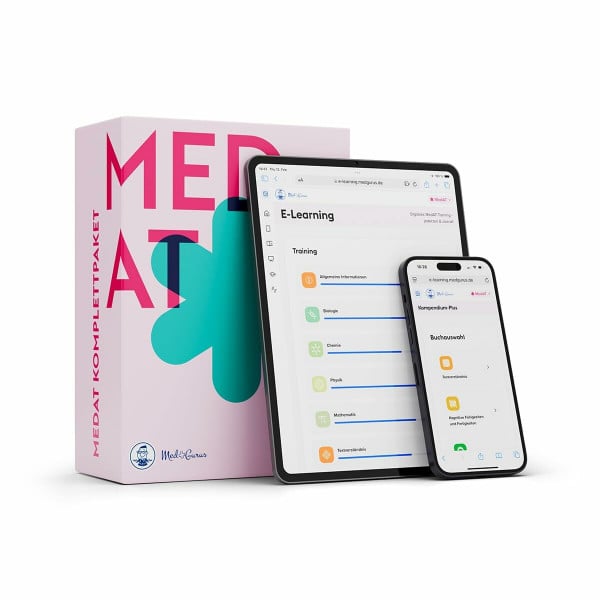 Alexander Hetzel MedGurus MedAT 2027 Vorbereitung – Komplettpaket zur Vorbereitung auf den Medizinertest MedAT für das Medizinstudium in Österreich – Buchreihe & ... 8.000 Übungsaufgaben und MedAT Testsimulation