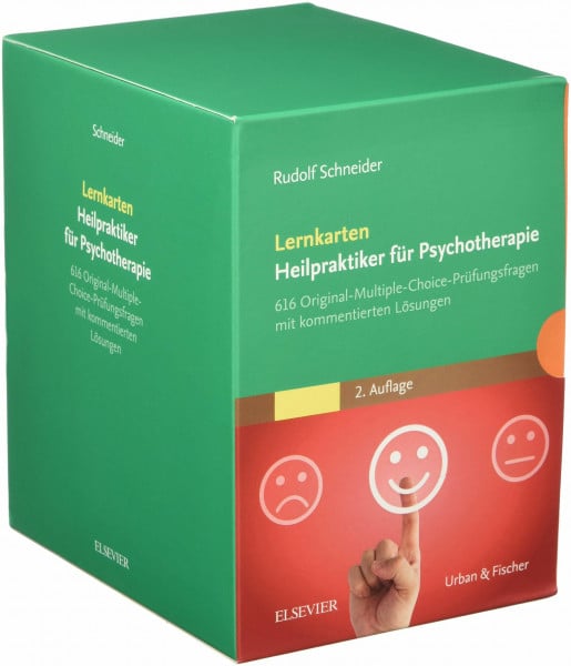 Schneider, Rudolf Lernkarten Heilpraktiker für Psychotherapie: 616 Original-Multiple-Choice-Prüfungsfragen mit kommentierten Lösungen