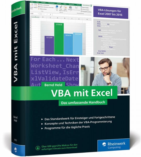 Held, Bernd VBA mit Excel: Das umfassende Handbuch für Einsteiger und fortgeschrittene Anwender