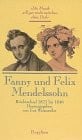 Hensel, Fanny Briefwechsel 1821 bis 1846