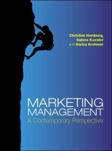 Homburg, Christian Marketing Management