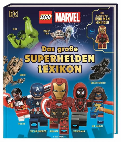 Richau, Amy LEGO® Marvel Das große Superhelden Lexikon: Mit exklusiver Iron Man Minifigur. Das erste offizielle LEGO® MARVEL Lexikon für Fans. Für Kinder ab 6 Jahren