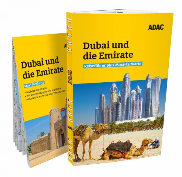 Neuschäffer, Henning ADAC Reiseführer plus Dubai und Vereinigte Arabische Emirate: Mit Maxi-Faltkarte und praktischer Spiralbindung