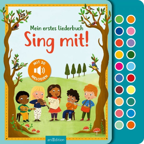 Rand-Bell, Tilia Sing mit!: Mein erstes Liederbuch | Hochwertiges Liederbuch mit leicht auslösbaren Melodien von 20 beliebten Kinderliedern zum Hören und Mitsingen